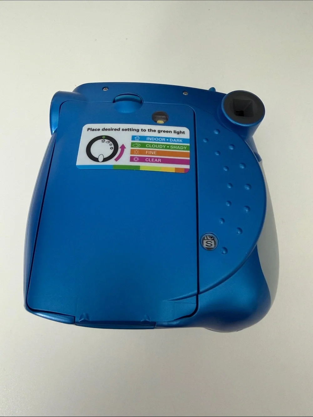 Polaroid 300 Instant Camera - Metallic Blue and Light Gray